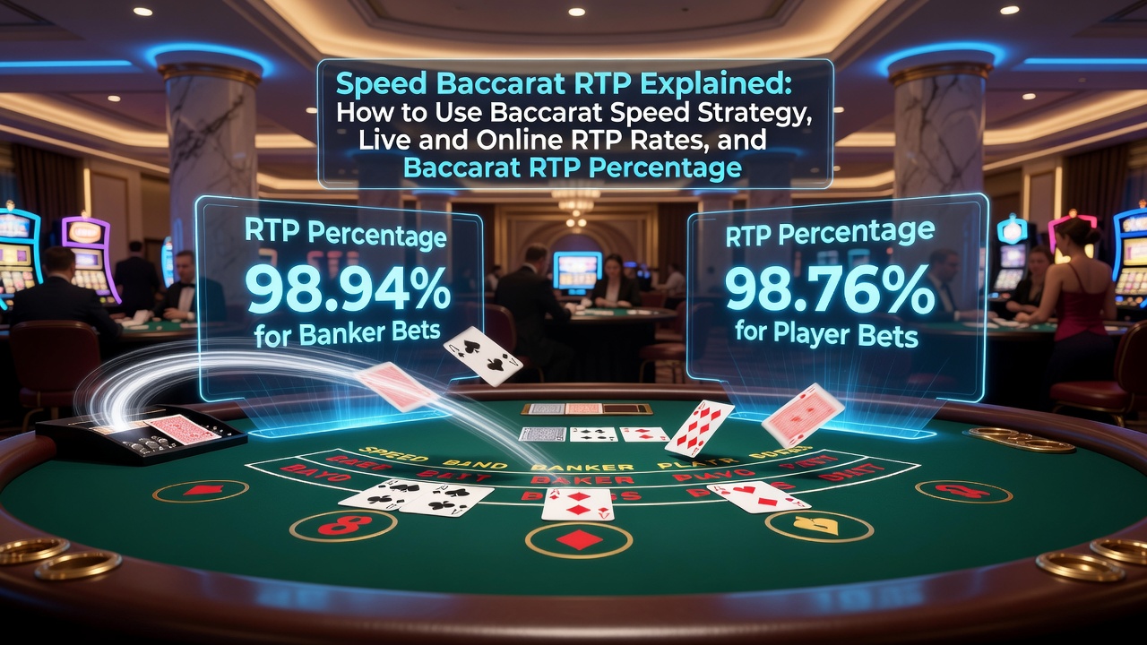 Speed Baccarat RTP Explained: How to Use Baccarat Speed Strategy, Live and Online RTP Rates, and Baccarat RTP Percentage