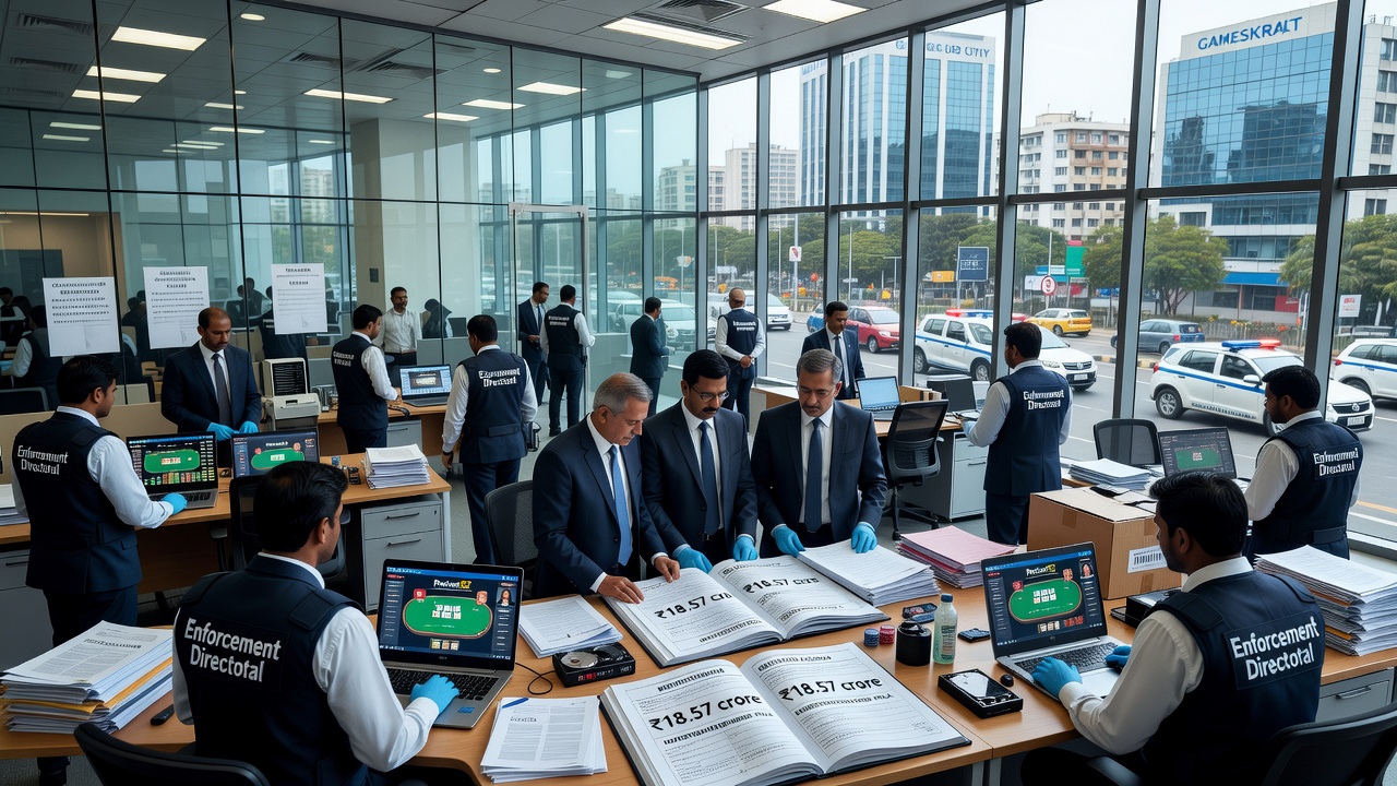 ED Raids Gameskraft Offices Over Alleged ₹1,000 Crore Betting Case