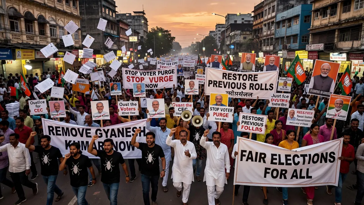 India's Voter List Overhaul Sparks Demands for Election Chief's Ouster