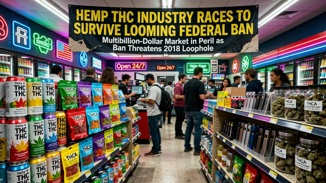 Hemp THC Industry Races to Survive Looming Federal Ban