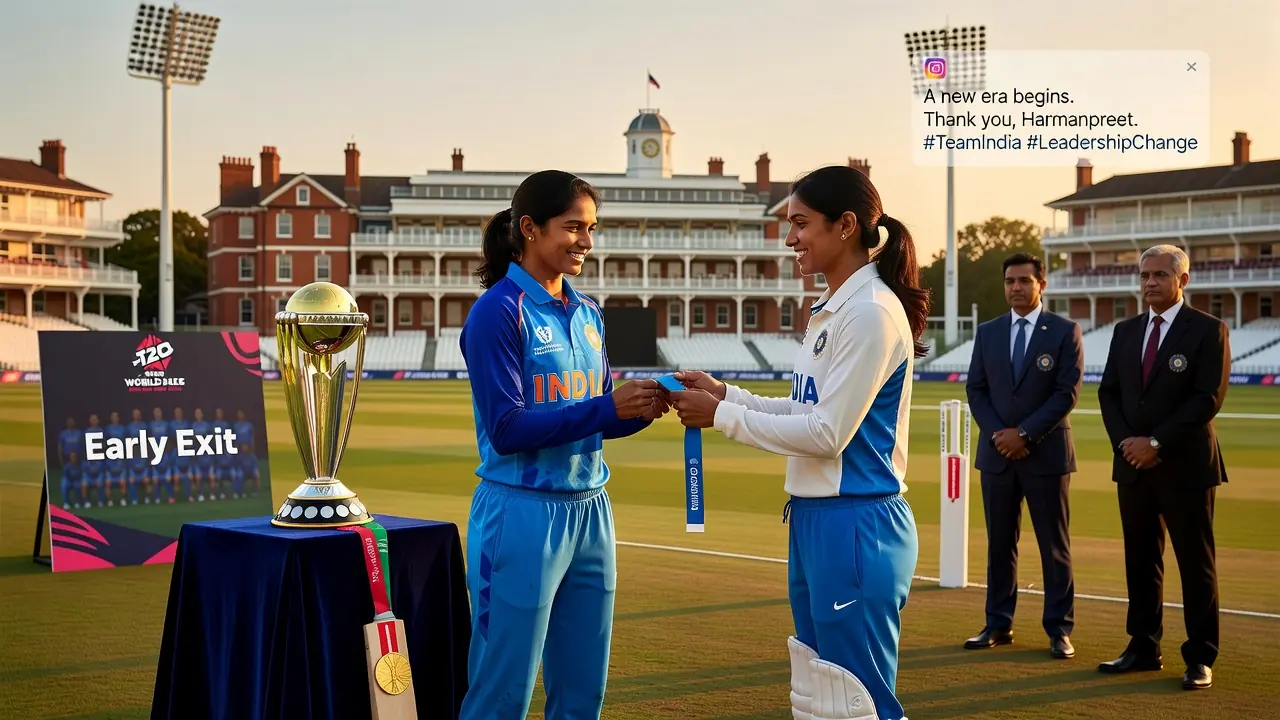 Harmanpreet Kaur Steps Down as India's Cricket Captain