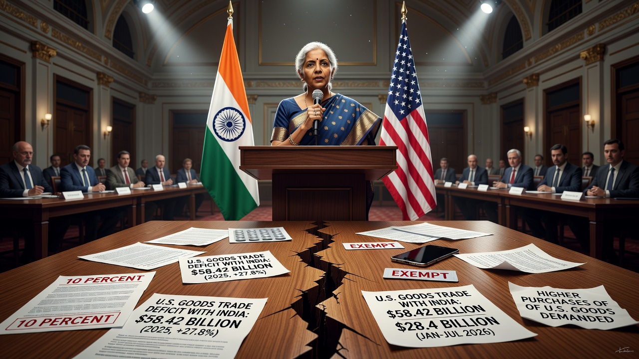 Sitharaman Signals India-U.S. Trade Talks Have Hit a Ceiling